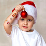 Nutcracker Christmas Temporary Tattoos / Pack of 39 / Party Supplies & Stocking Stuffer / Skin Safe