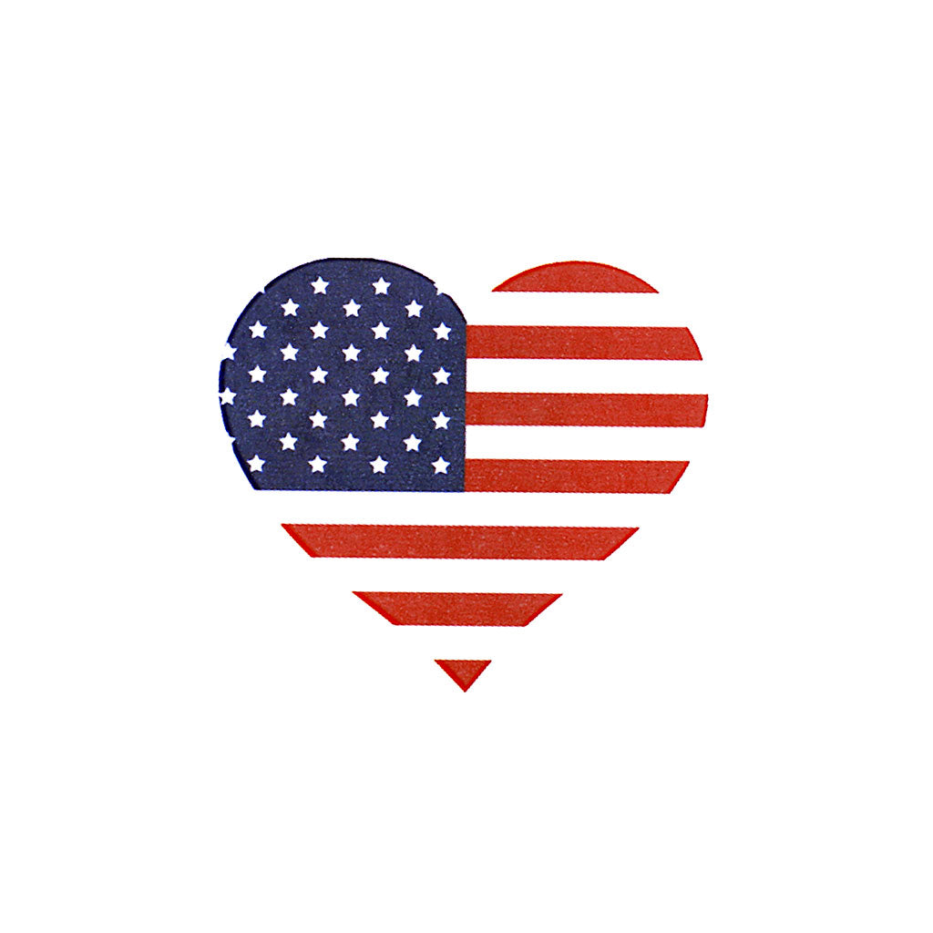 American Flag Heart (10-Pack)