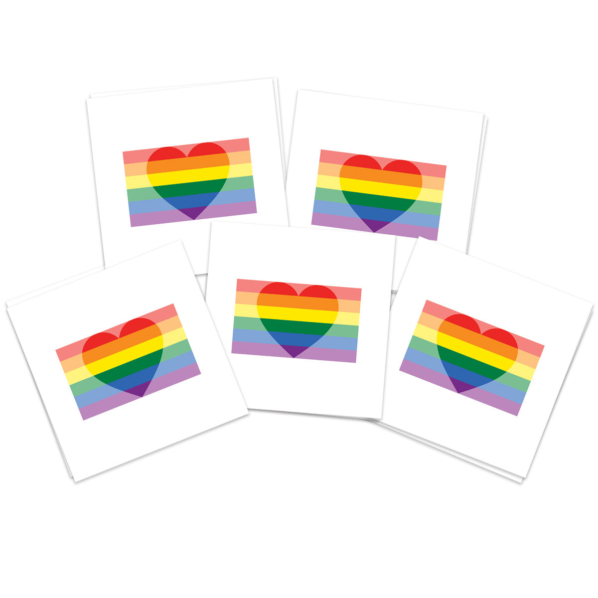 Pride Heart in Flag (10-Pack)