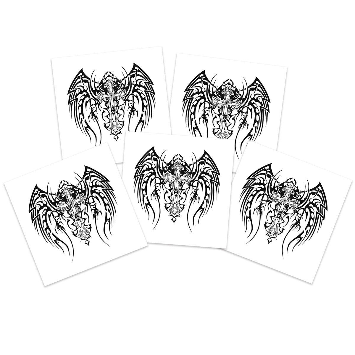 Gothic Winged Cross (2-Pack)