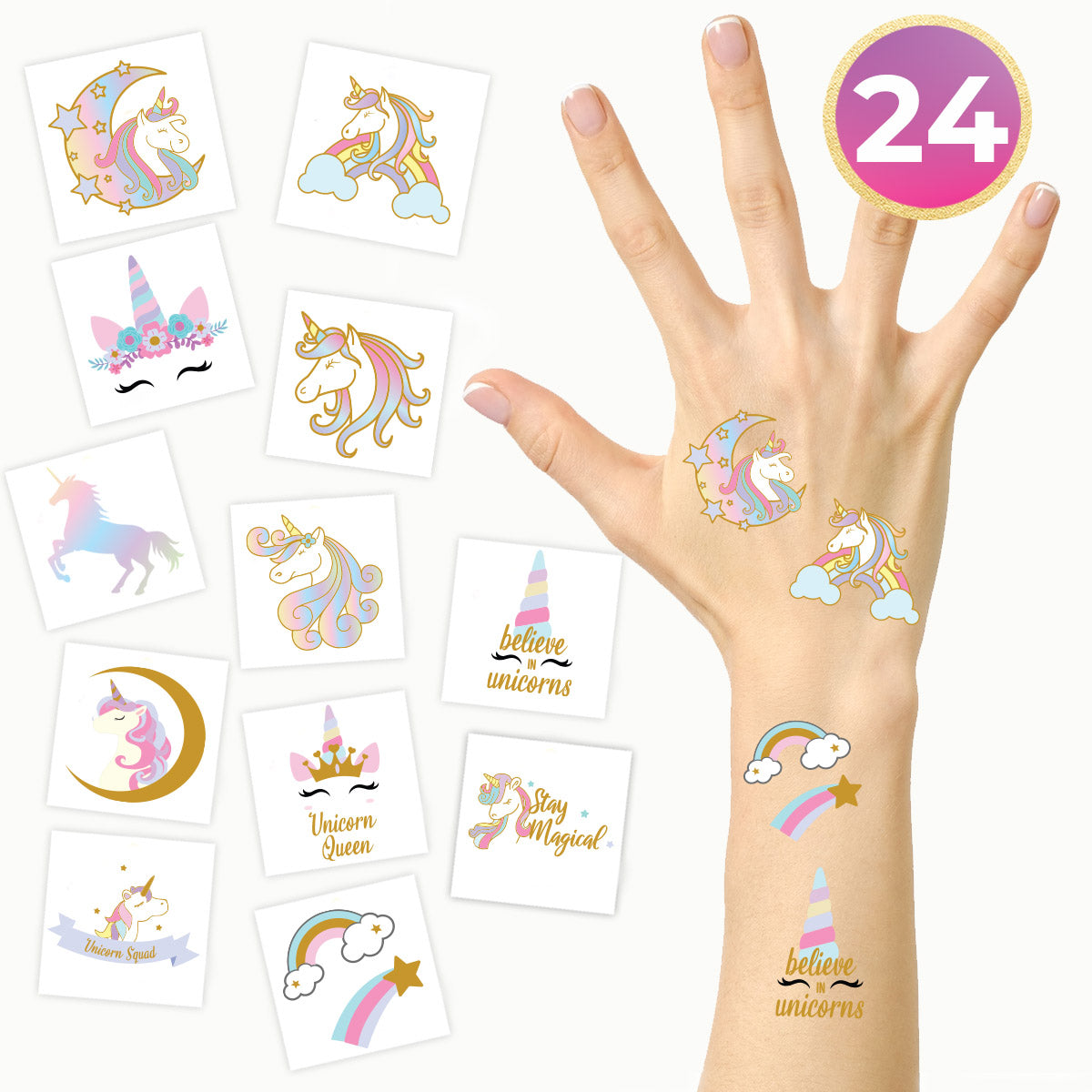 Unicorn Party Pack (24-Pack)