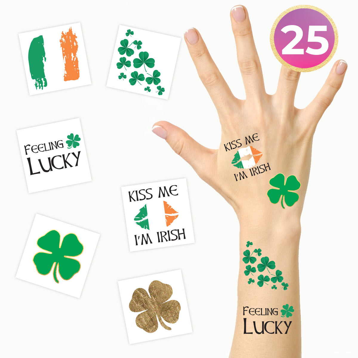 St. Patrick’s Day Temporary Tattoos
